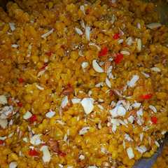 मीठी बूंदी(meethi bundi recipe in hindii) রেসিপির প্রধান ছবি