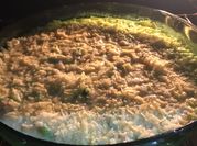 Una foto de soufflé de zucchini