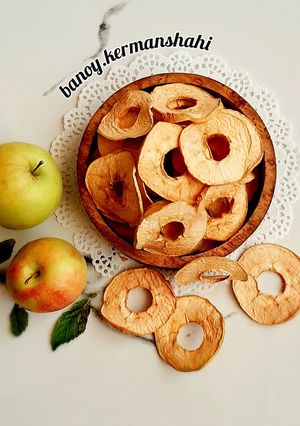 عکسی از دستور 🍀سیب خشک (تنقلات سالم) 🍀