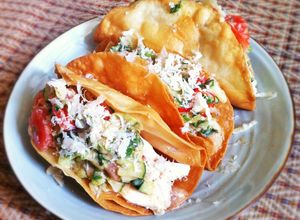 รูปของ Tortilla fried and chicken salsa(Slow cooker)