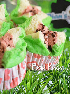 Foto resep Bolu Kukus Semangka Mekar