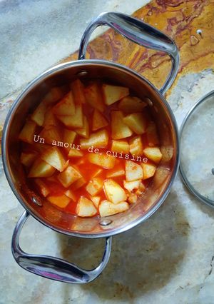A picture of Meatless Potato Stew.