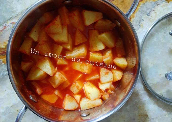 Ragoût de pommes de terre sans viande 🍴 de Un amour de cuisine - Cookpad