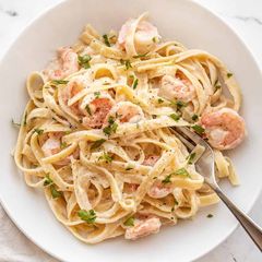 Shrimp Alfredo A picture of Shrimp Alfredo.