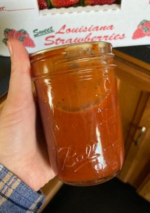 A picture of Strawberry BBQ Sauce.