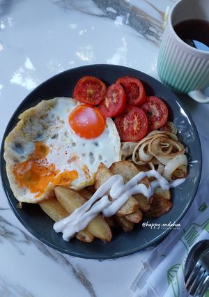 Foto resep Sarapan Kentang Ceplok