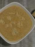 Crema de calabaza, champiñones y queso