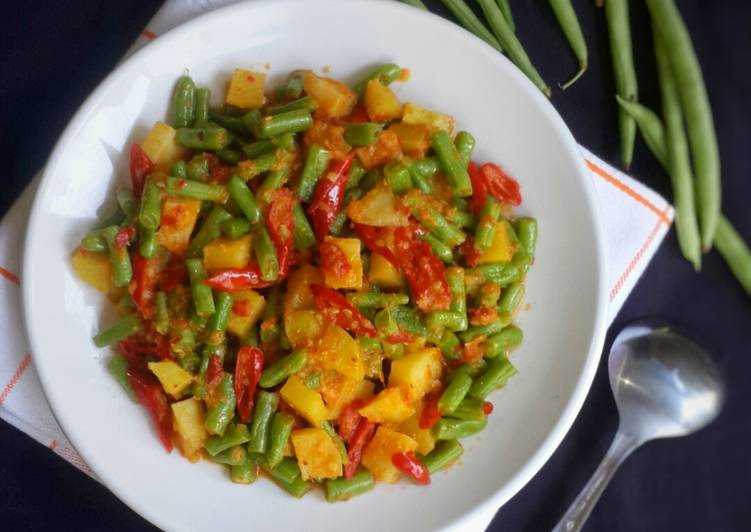 Cara mudah Menyiapkan Tumis buncis kentang yang mudah