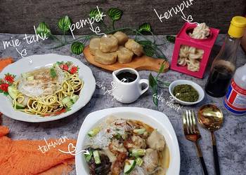 Resep Unik Menu Lebaran khas Palembang (Tekwan,Pempek n Mie Tahu/Rujak Mie) Enak Sempurna