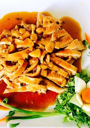 Hình của món Dạ dày om tiêu.