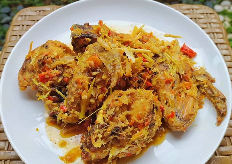 Cara Menyiapkan Ayam Sereh Pedas Anti Gagal