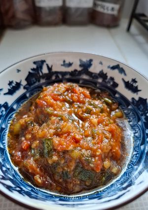 Foto resep Sambal Tomat Daun bawang