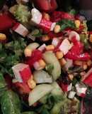 Refreshing Salad with Surimi