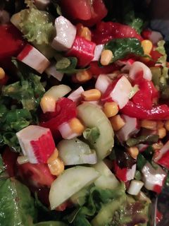 A picture of Refreshing Salad with Surimi.
