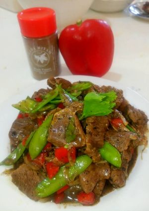 Foto resep Beef Black Pepper (Sapi Lada Hitam)