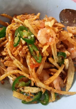 Foto resep Sambal goreng udang kentang