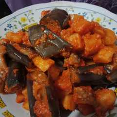 รูปของ Sambal balado terong kentang