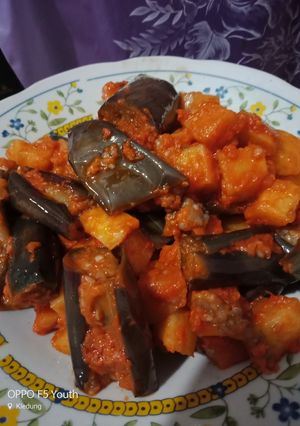 Foto resep Sambal balado terong kentang