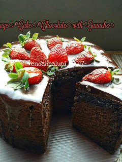 Foto resep Sponge Cake Chocolate with Ganache