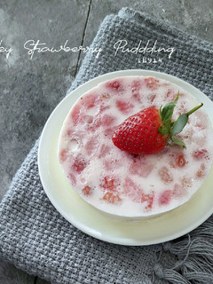 Foto resep Silky Strawberry Pudding