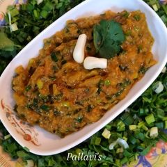 A picture of Baingan Bharta.