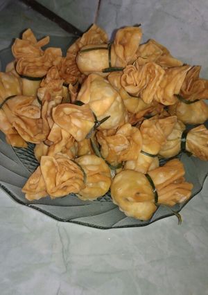 Foto resep Fried wonton with mushroom