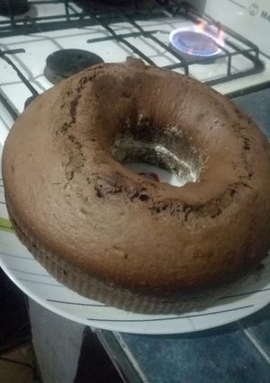 Una foto de Bizcochuelo de chocolate casero