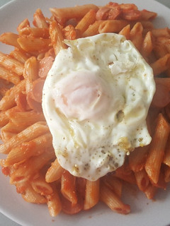 Una foto de Macarrones con pollo rapidisimos