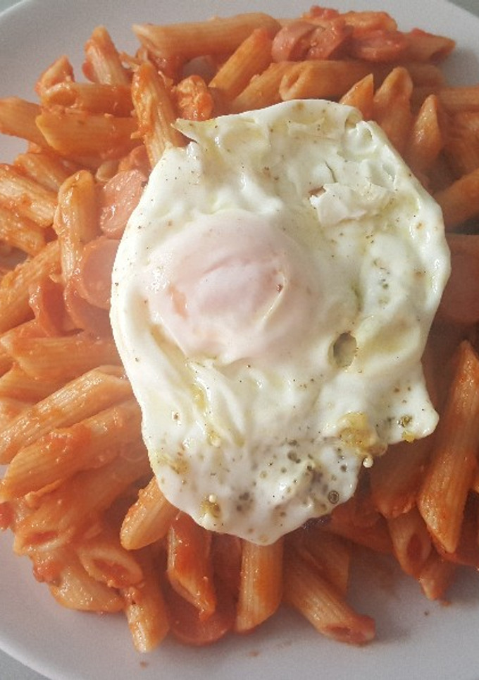 Una foto de Macarrones con pollo rapidisimos