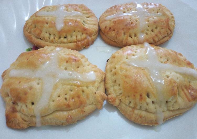 Easter Hot Cross Meat Pies# SpecialEasterContest