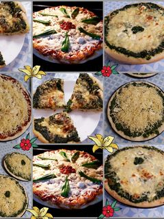 صورة لوصفة بيتزاالجبن والسبانخ🍕🧀🌿