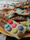 CHIACCHERE AL CACAO, CIOCCOLATO BIANCO E SMARTIES 😋