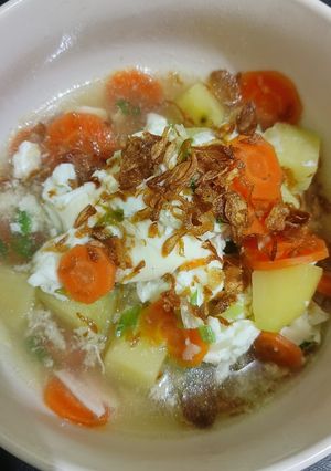 Foto resep Sop Telur Ceplok