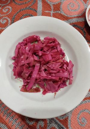 عکسی از دستور ترشی کلم😋