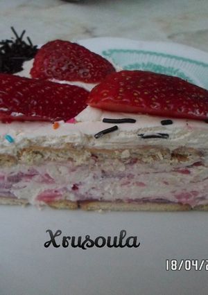 Φωτογραφία της συνταγής 🍰Δροσερό φραουλογλυκό🍓