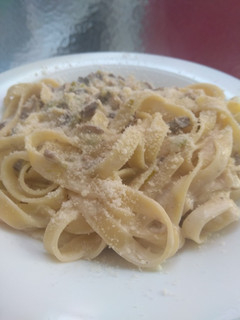 Una foto de Carbonara vegetariana 🍄