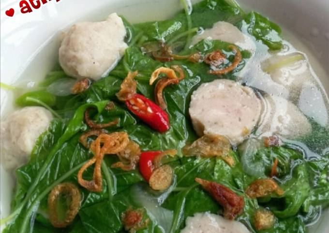  Resep Bening Bayam Bakso Ikan oleh AtikaDiniya Cookpad