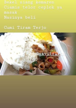Foto resep Cumi Tiram Terjo
