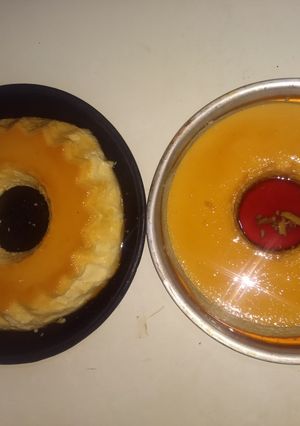 Una foto de Flan casero