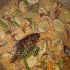 รูปของ Sayur santan ikan asap