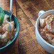 Helado casero de huevo