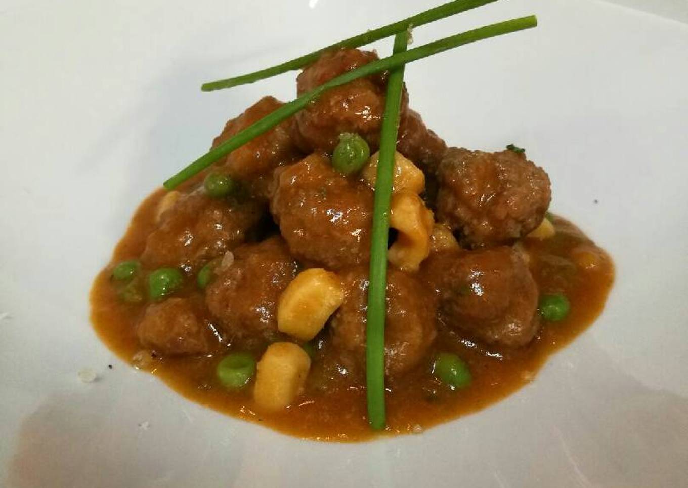 Albóndigas con sepia