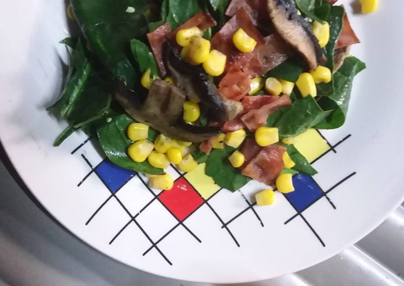 Ensalada de espinaca