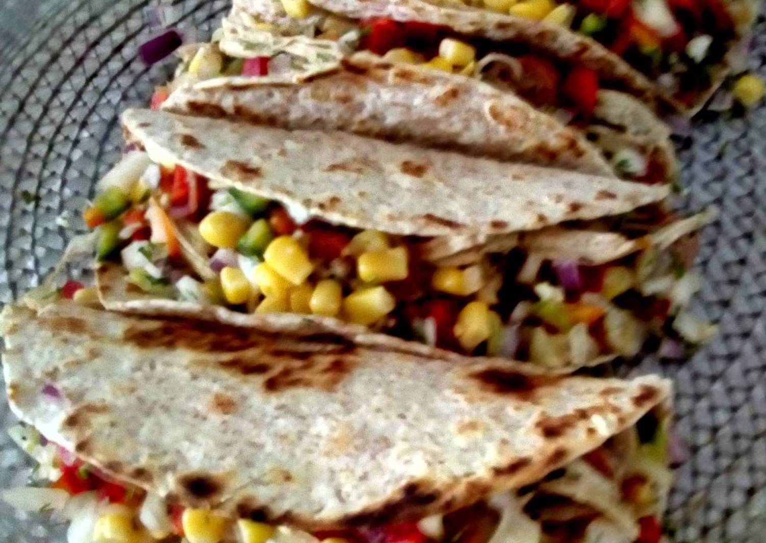 Quesadillas de Pollo con Pico de Gallo Receta de Cony Serrano Cookpad