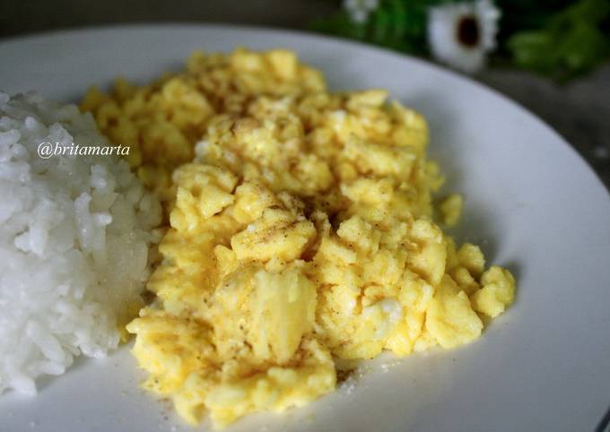 Resep Scramble Egg Oleh Brita Marta Cookpad