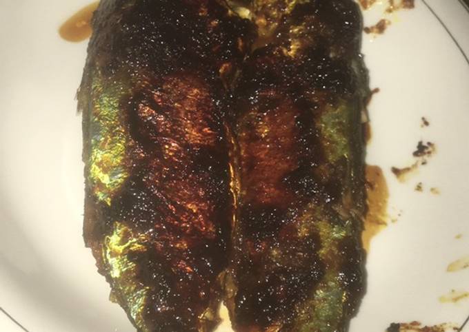 Ikan kembung bakar teflon