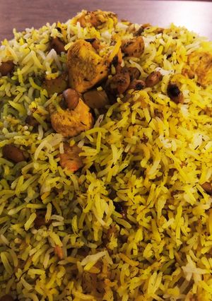 عکسی از دستور پلو چشم بلبلی