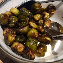 Balsamic Roasted Sprouts A picture of Balsamic Roasted Sprouts.