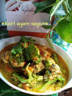 Foto resep *kari ayam sayur* alaku