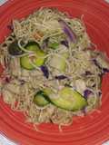 Chao mein con pollo
